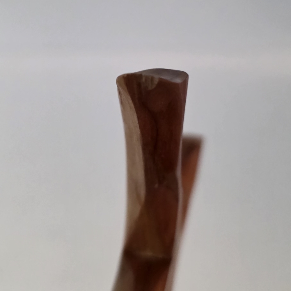 Burrell Wood Cross Hand Carved Brown - Picture 4 of 8